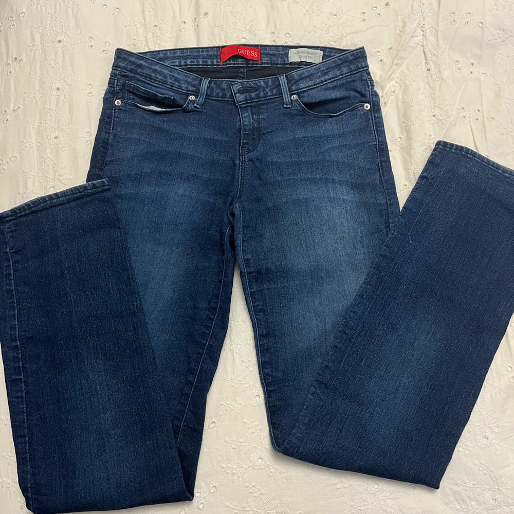 Guess Jeans, Low Rise, Straight Leg, Sz 28